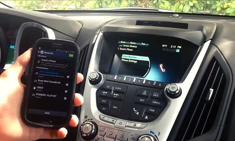 connect Bluetooth to a chevy equinox