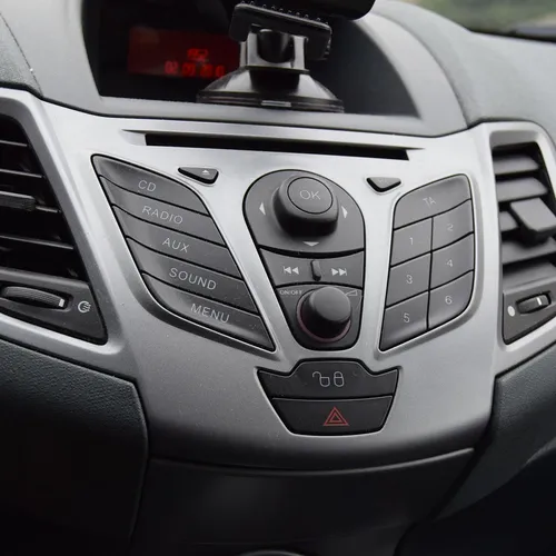 Ford car radio and dashboard infotainment system close-up