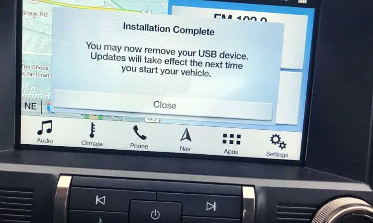 ford sync software update