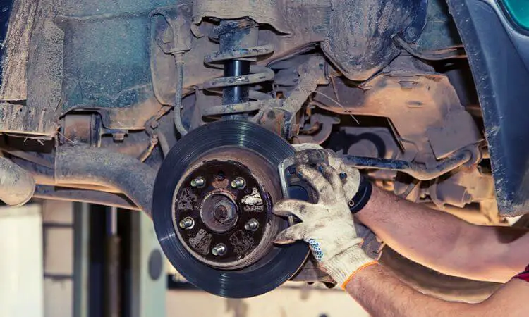 Damaged Brake Caliper