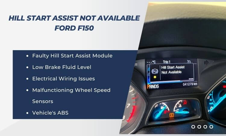 hill start assist not available ford f150