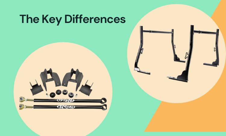 ladder bars vs traction bars