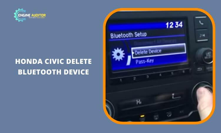 Honda Civic Delete Bluetooth Device