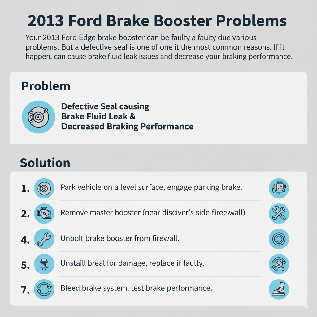2013 Ford Edge Brake Booster Problems