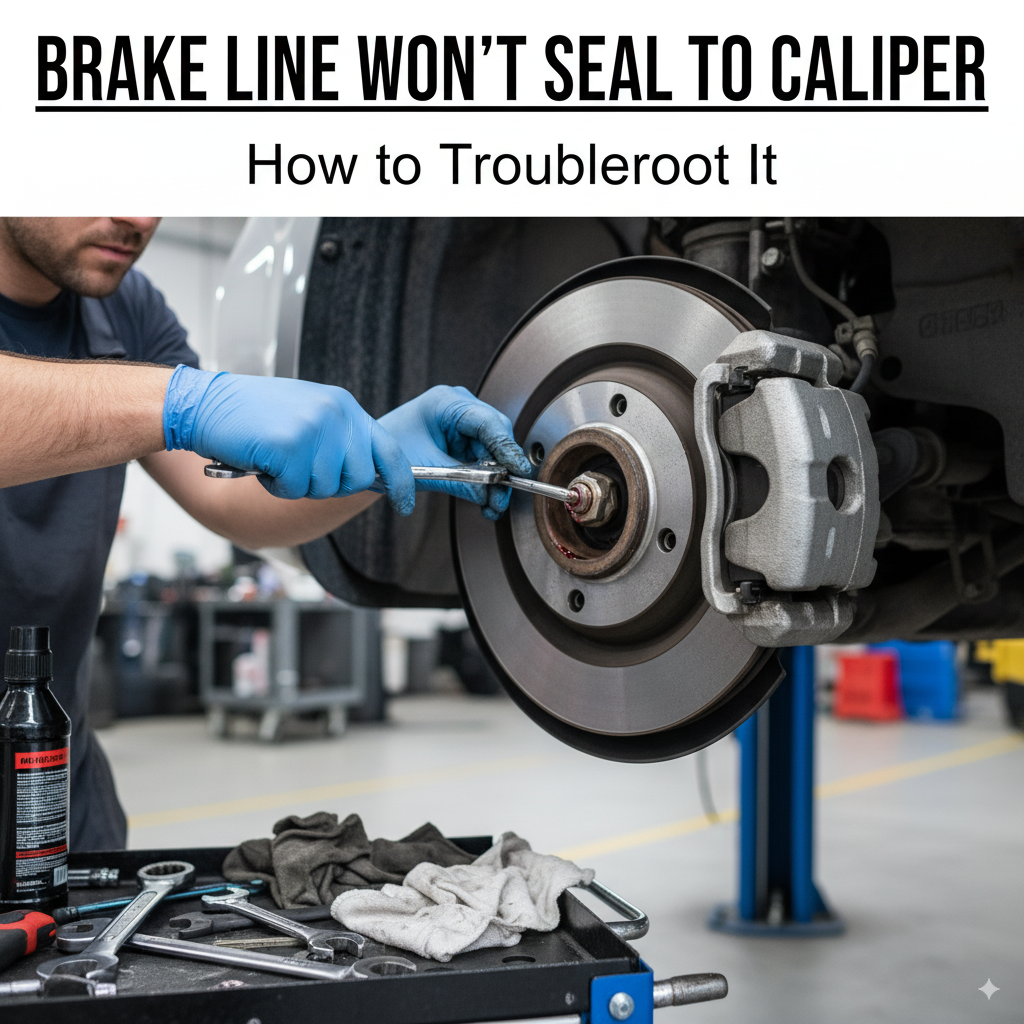 Brake Line Won't Seal to Caliper- How do I Troubleshoot It