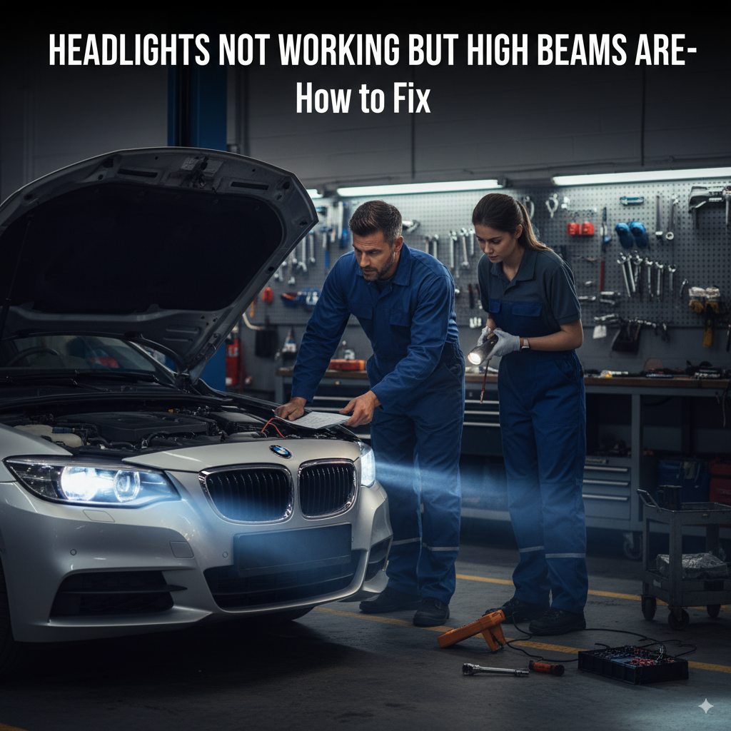 Headlights Not Working But High Beams Are- How to Fix