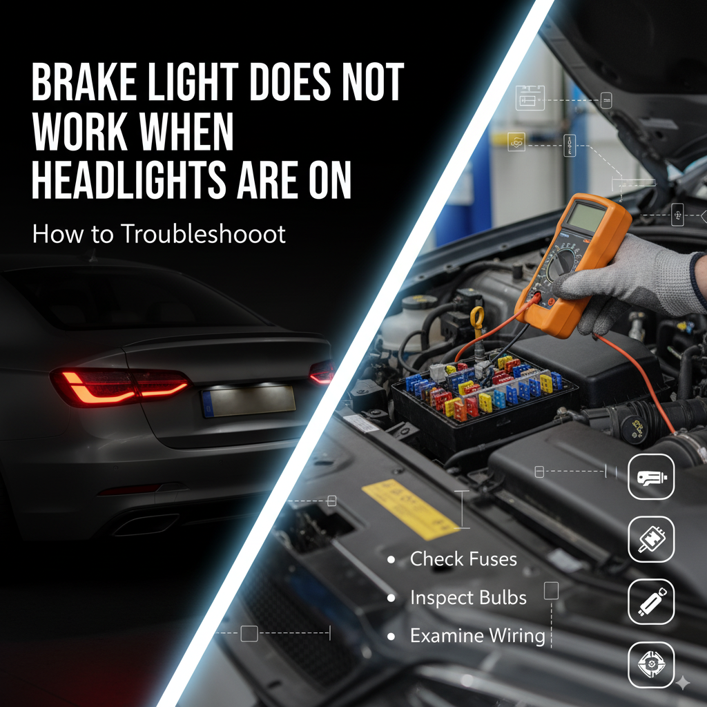 Brake Light Does Not Work When Headlights Are On- How to Troubleshoot?