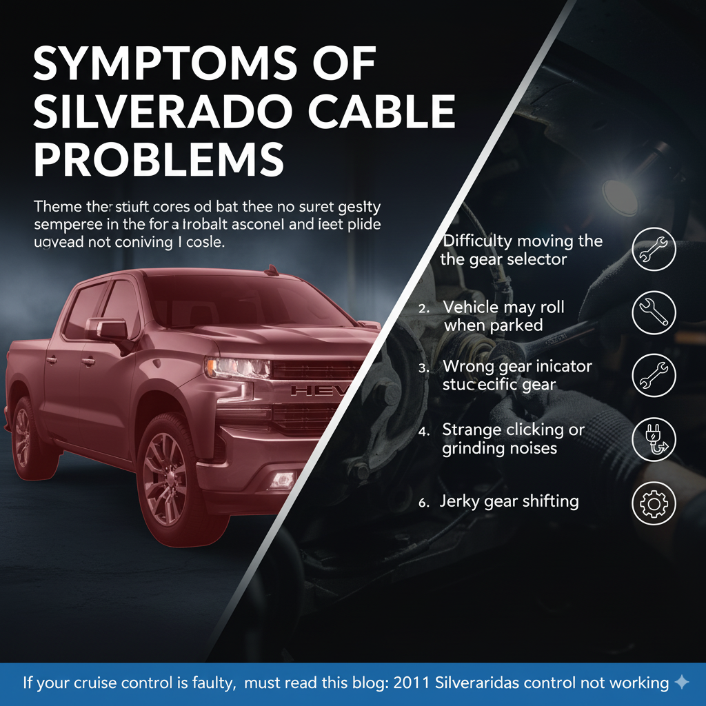 Symptoms of Silverado Shift Cable Problems 
