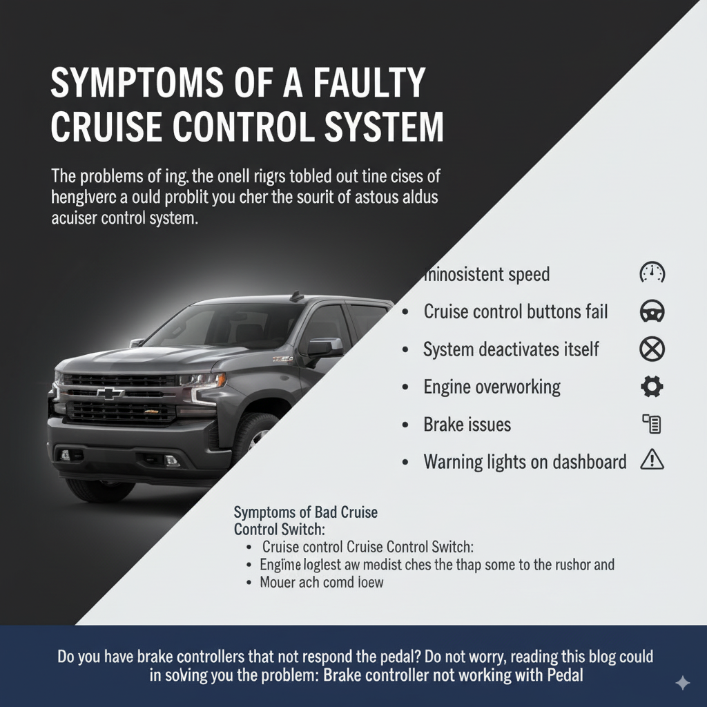 Symptoms of a Faulty Cruise Control System 