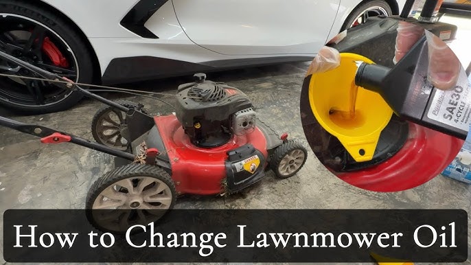 Can You Put Car Engine Oil in a 4 Stroke Lawn Mower