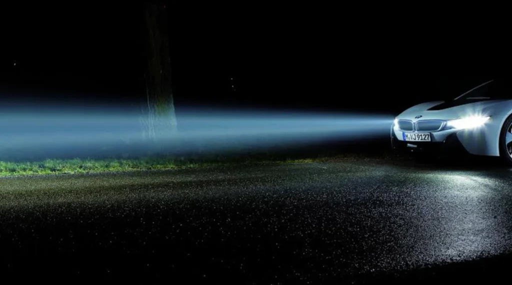 What Happens When the Light from a Car Headlight Hits a Reflector