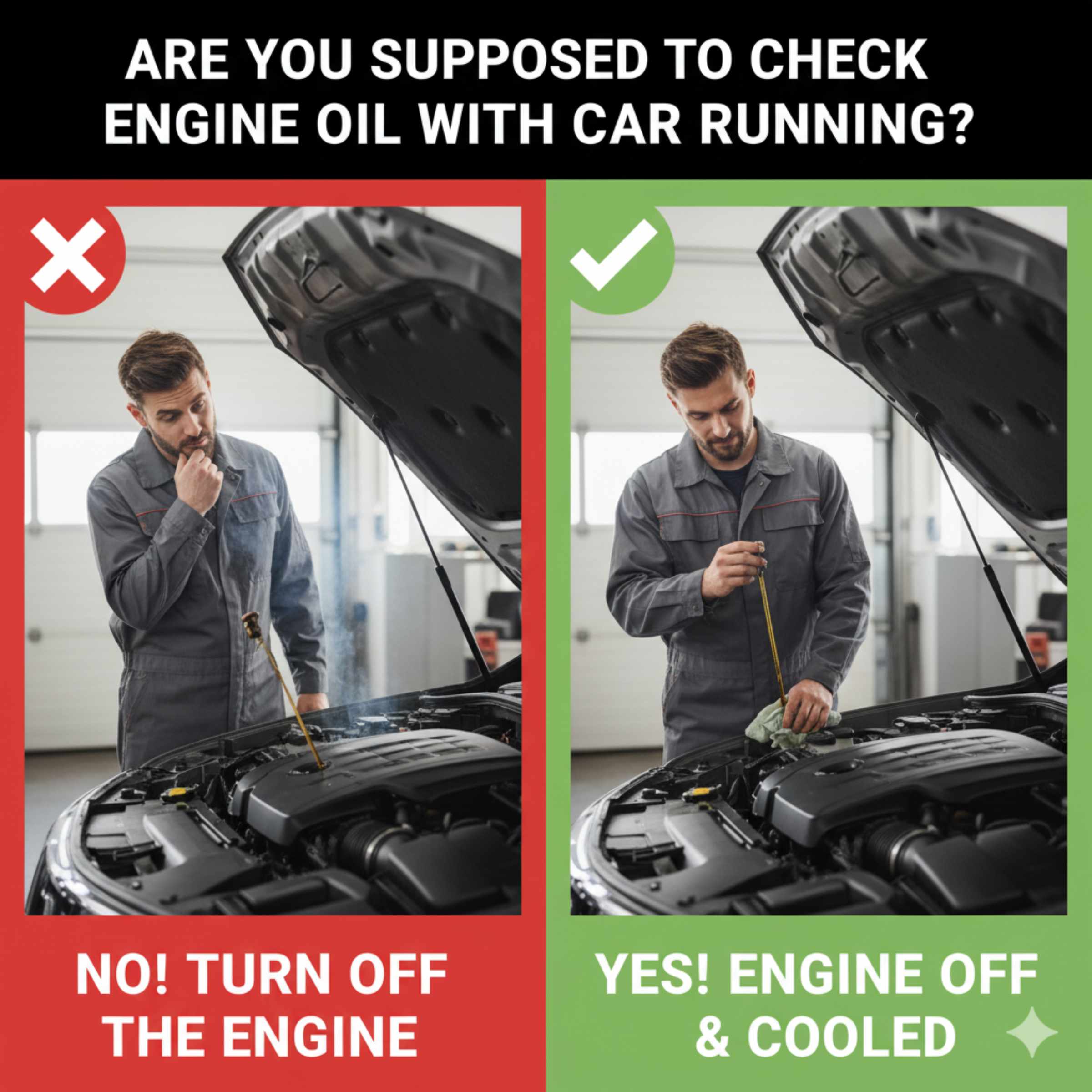 Are You Supposed To Check Engine Oil With Car Running