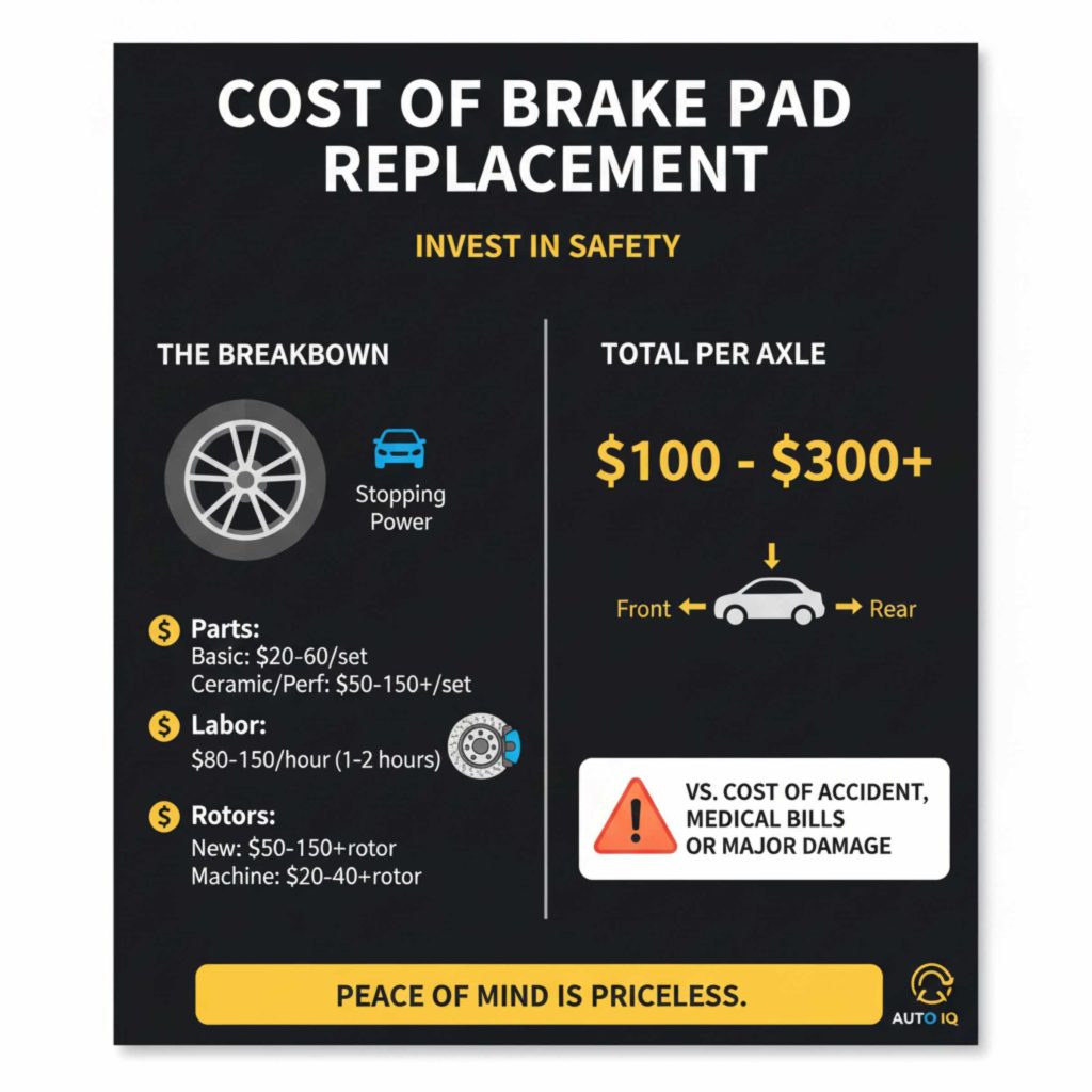 Cost of Brake Pad Replacement