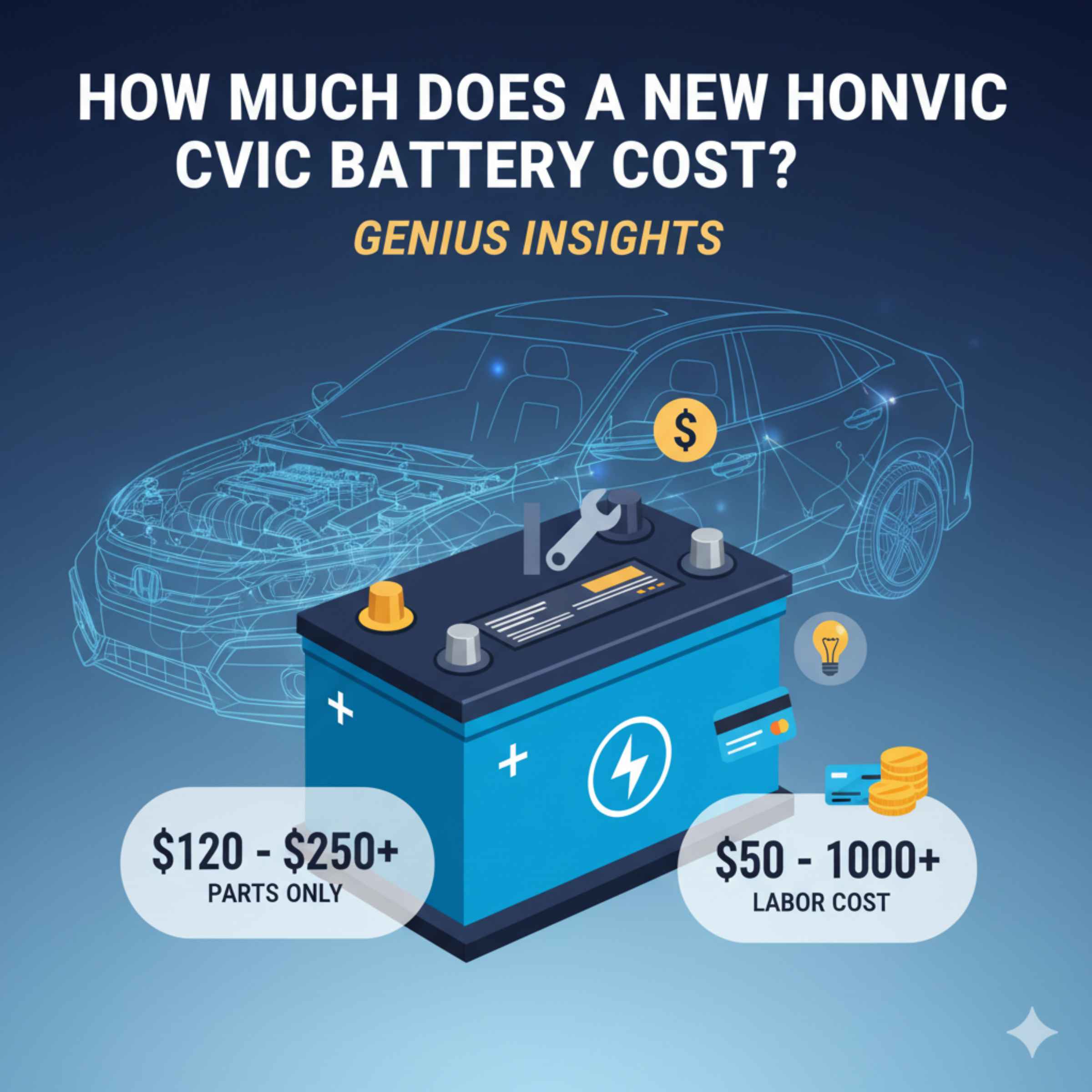 How Much Does a New Honda Civic Battery Cost