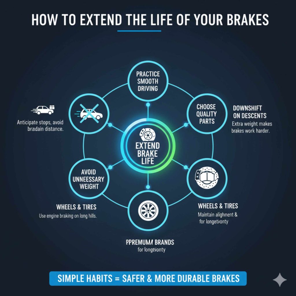 How to Extend the Life of Your Brakes
