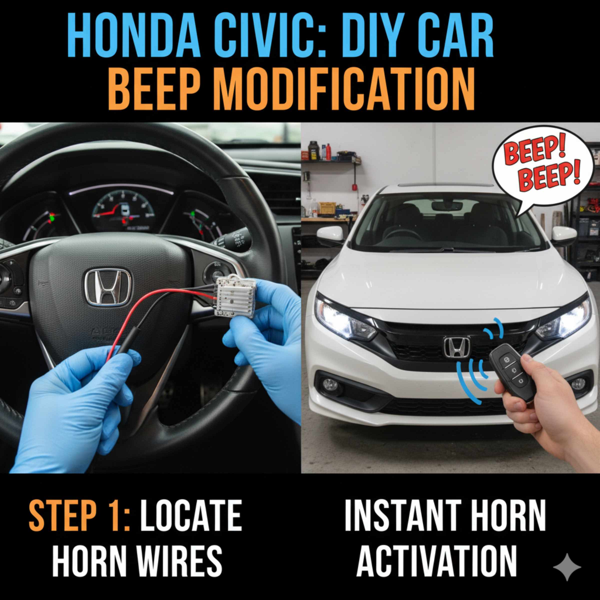 How to Make Car Beep Honda Civic