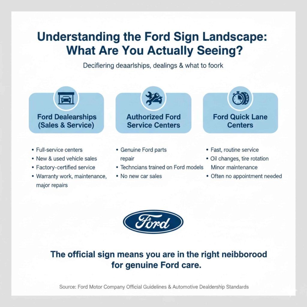 Understanding the Ford Sign Landscape What Are You Actually Seeing