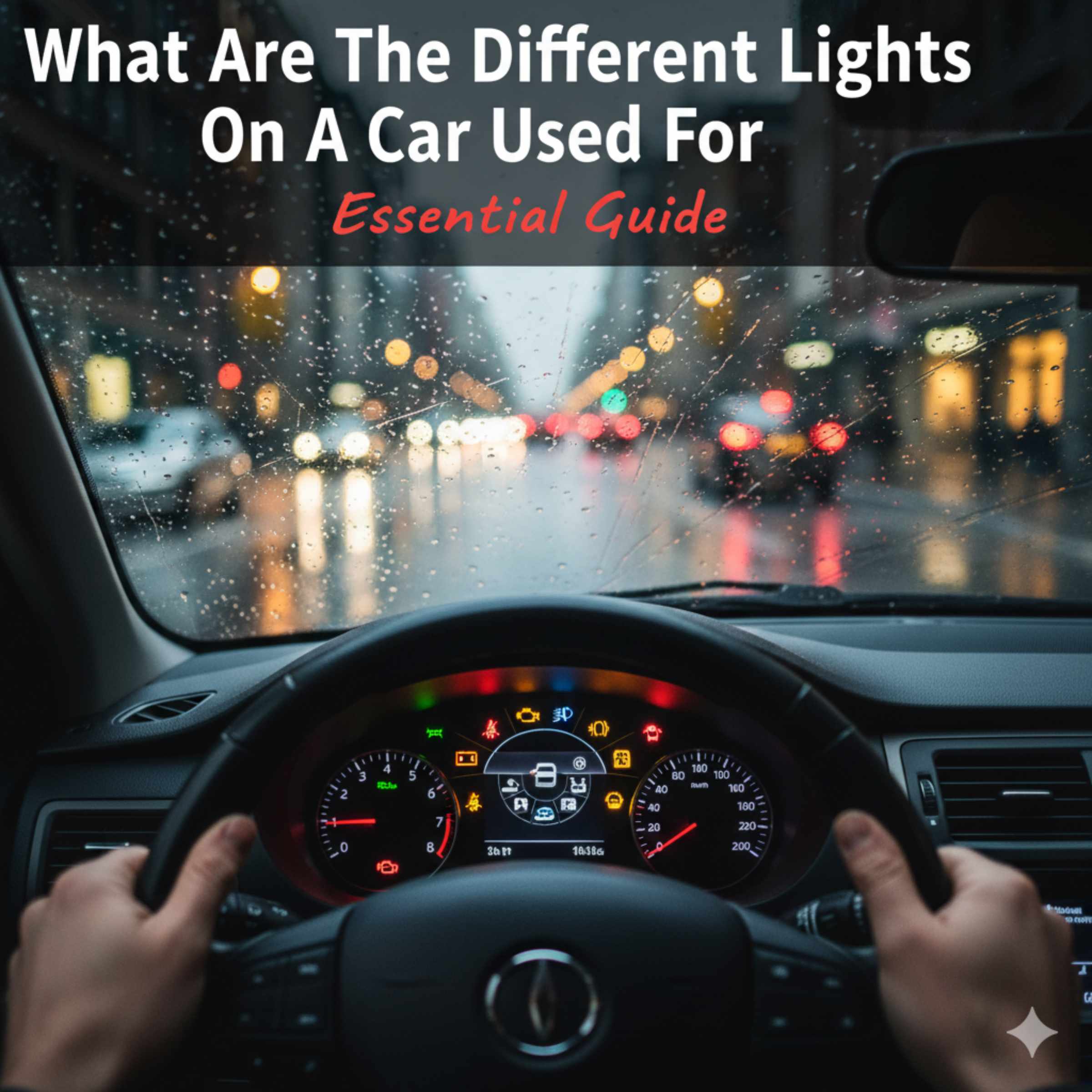 What Are The Different Lights On A Car Used For