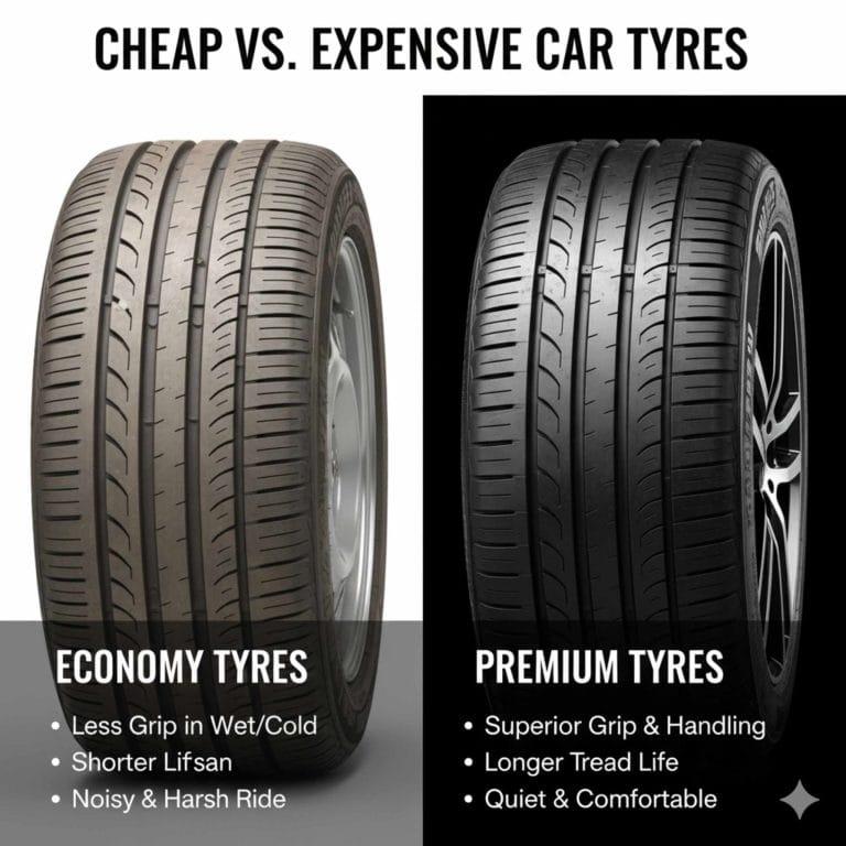 What Is The Difference Between Cheap And Expensive Car Tyres?
