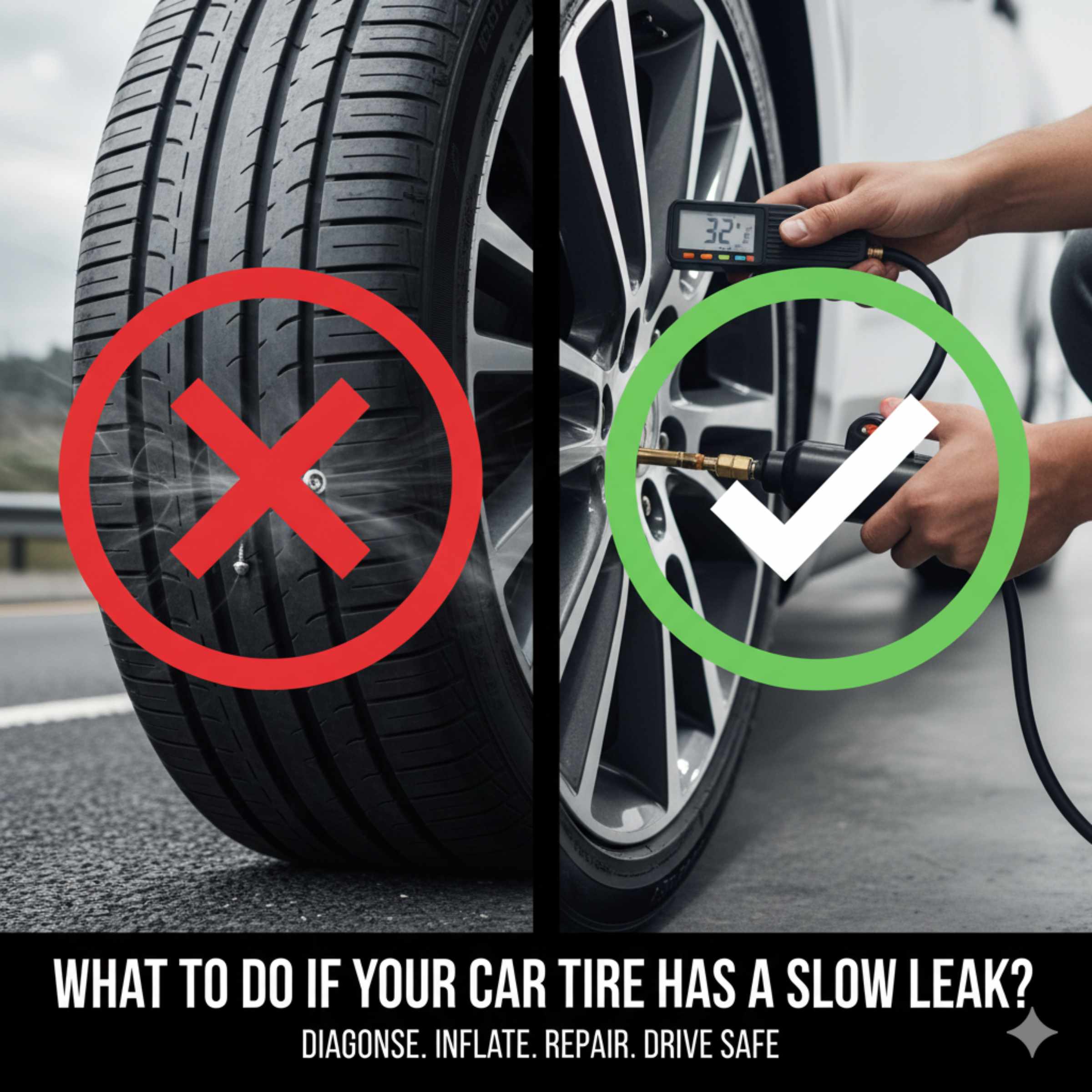 What To Do If Your Car Tire Has A Slow Leak