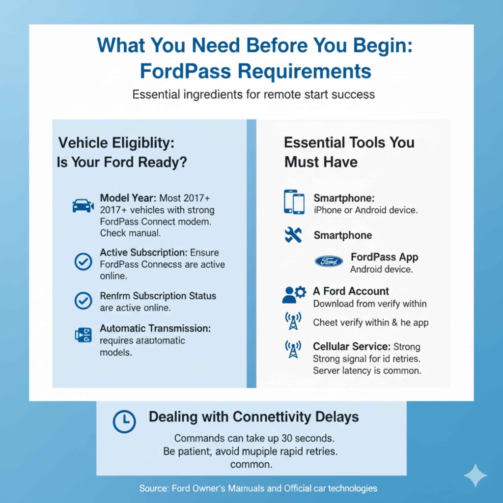 What You Need Before You Begin FordPass Requirements