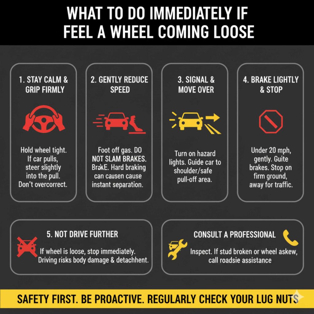 What to Do Immediately If You Feel a Wheel Coming Loose