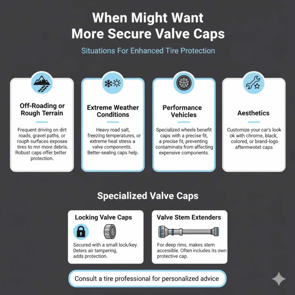 When You Might Want More Secure Valve Caps