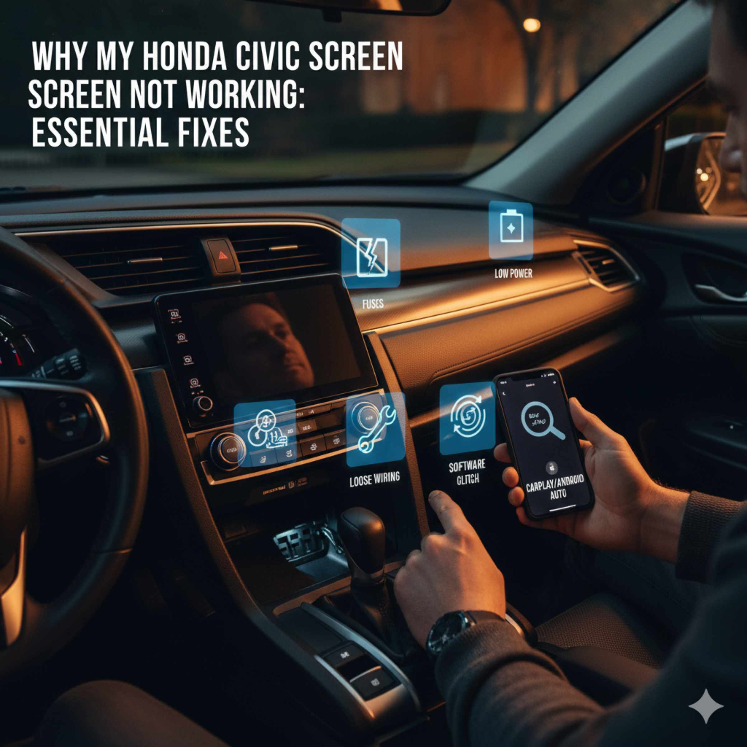 Why My Honda Civic Screen Not Working