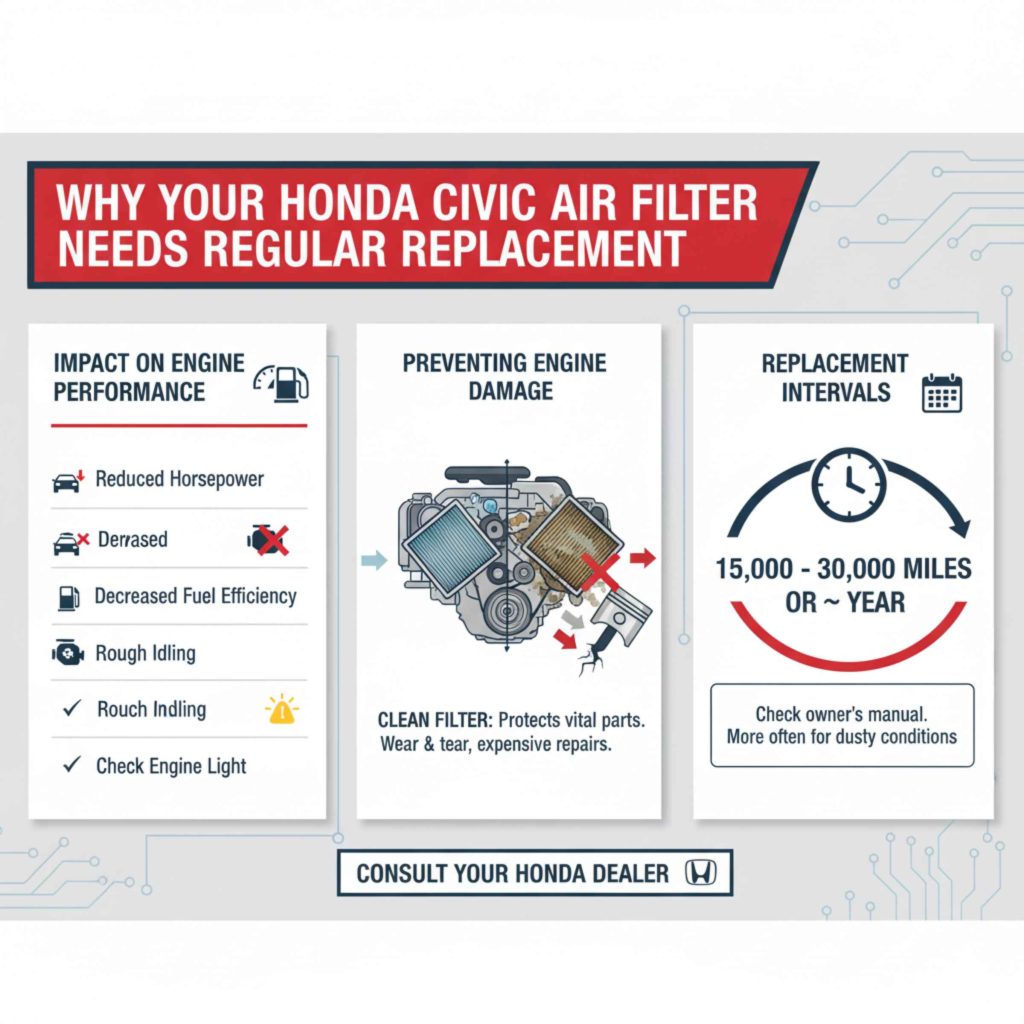 Why Your Honda Civic Air Filter Needs Regular Replacement