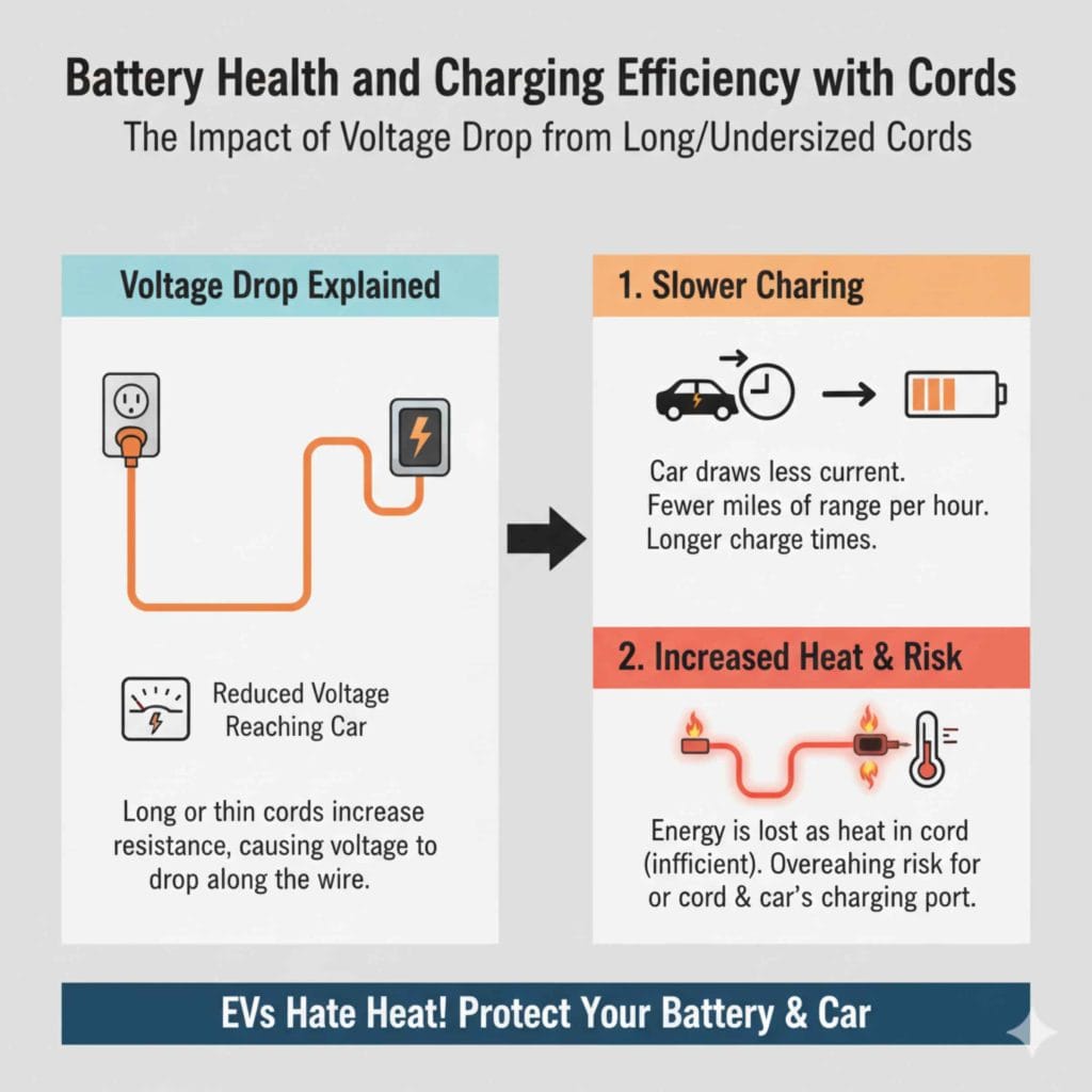 Battery Health and Charging Efficiency with Cords