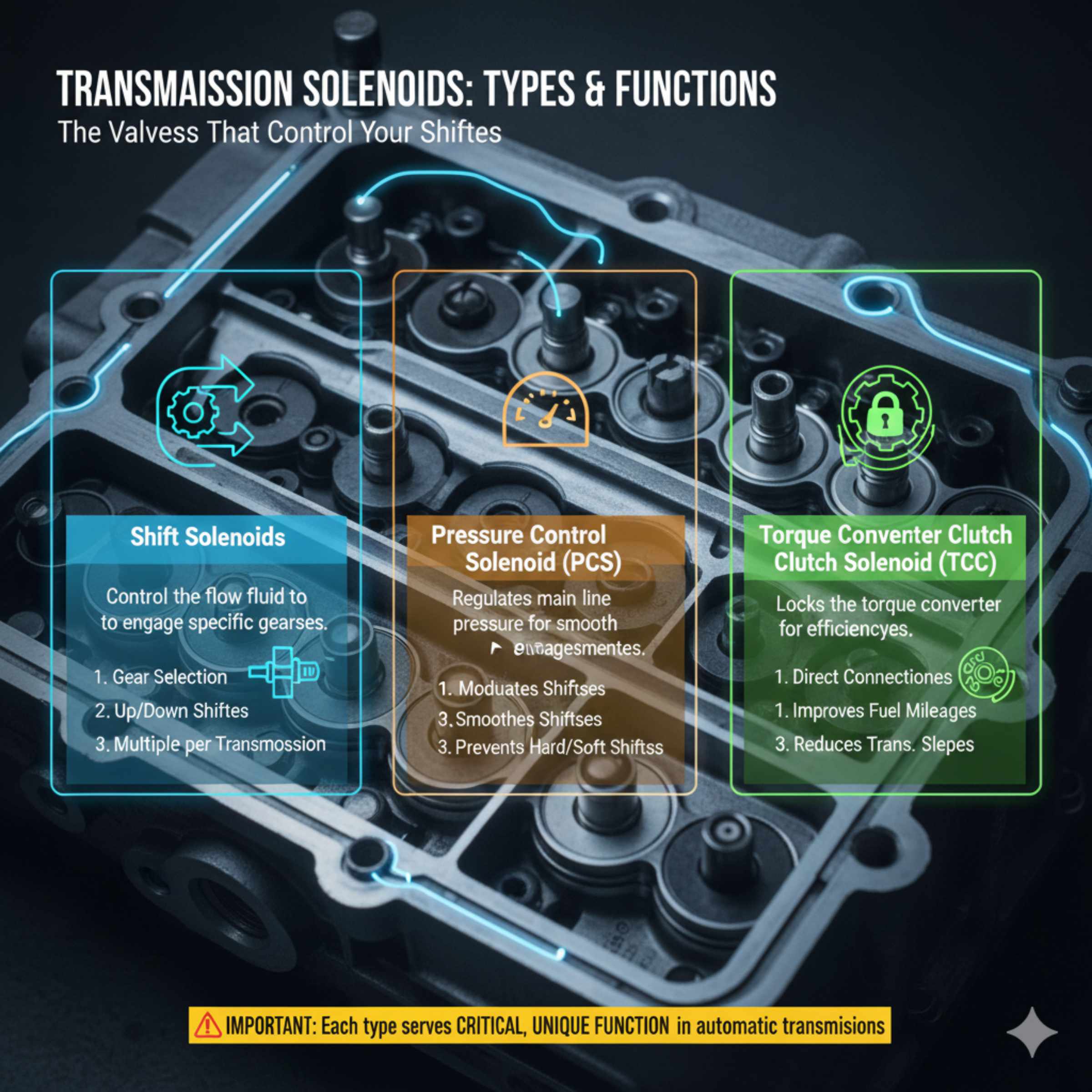 Difference Between Transmission Solenoids