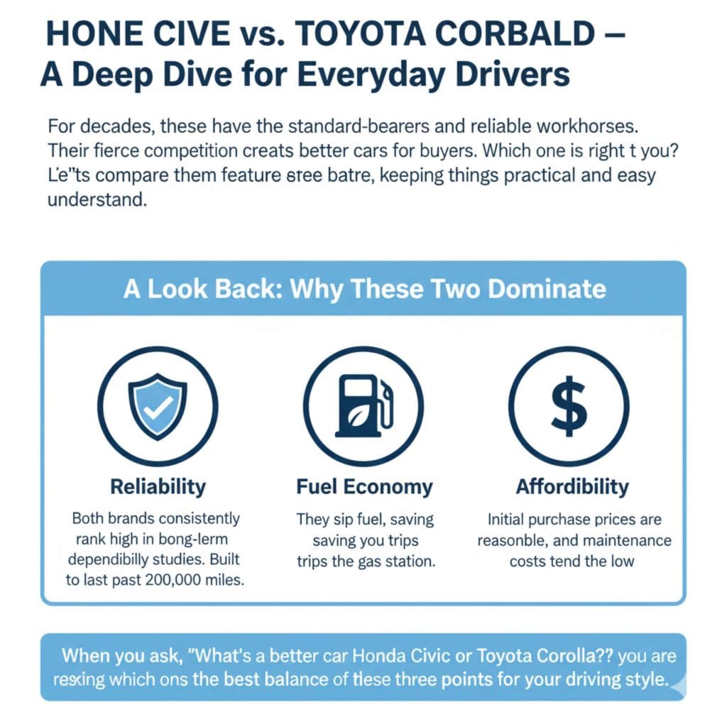Honda Civic vs. Toyota Corolla – A Deep Dive for Everyday Drivers