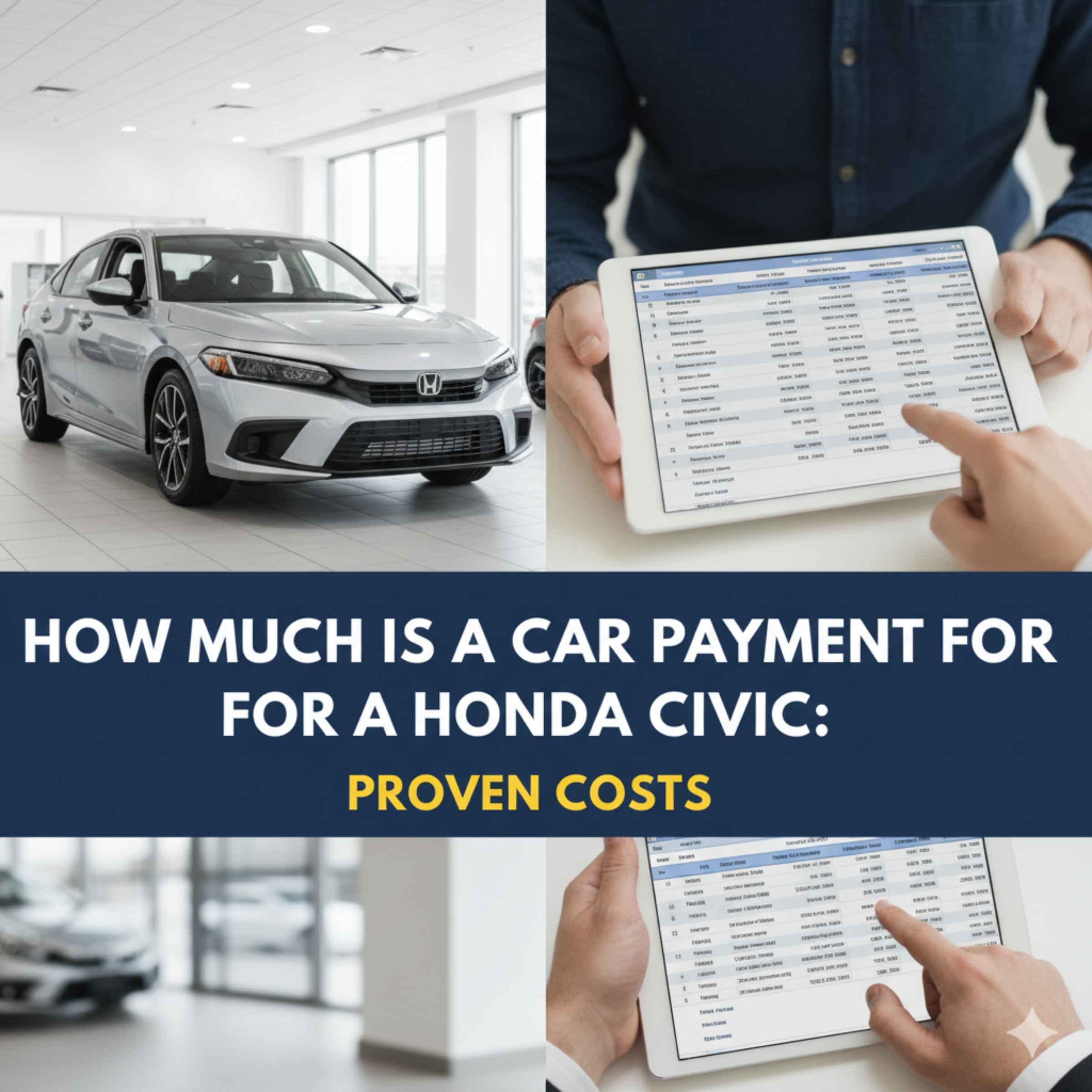 How Much Is A Car Payment For A Honda Civic