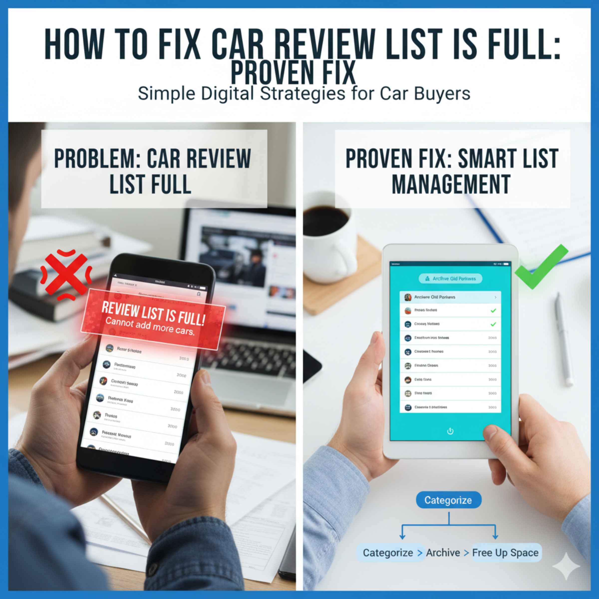 How To Fix Car Review List Is Full