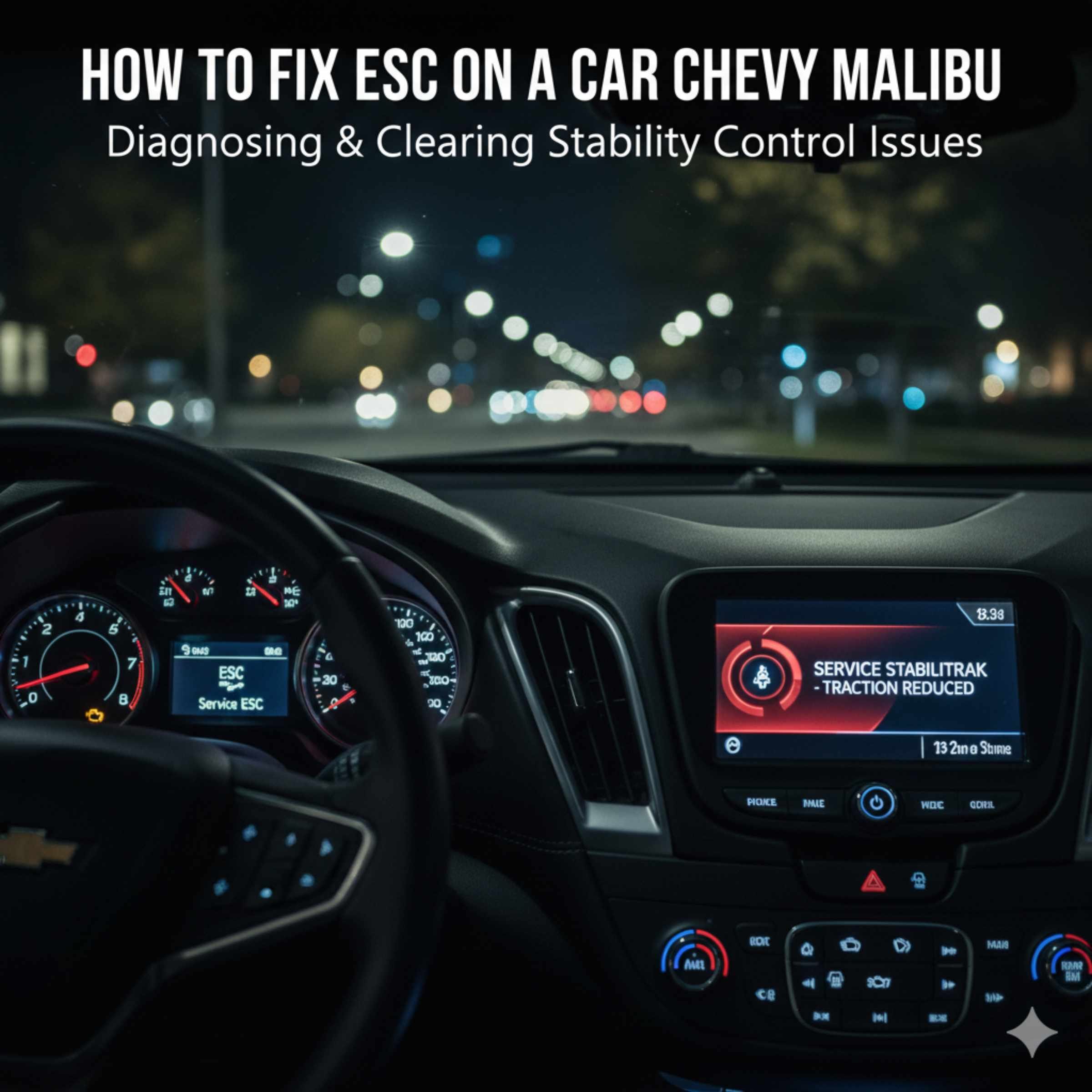 How To Fix ESC On A Car Chevy Malibu