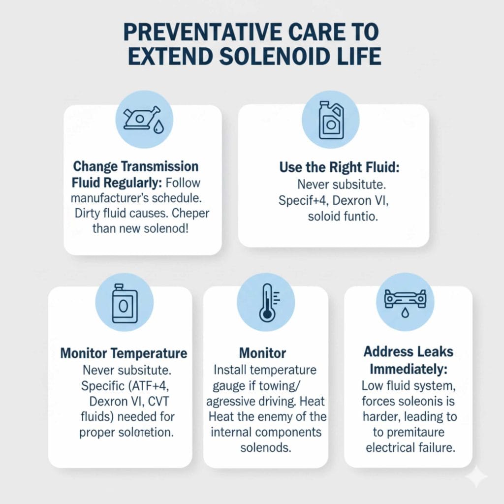 Preventative Care to Extend Solenoid Life