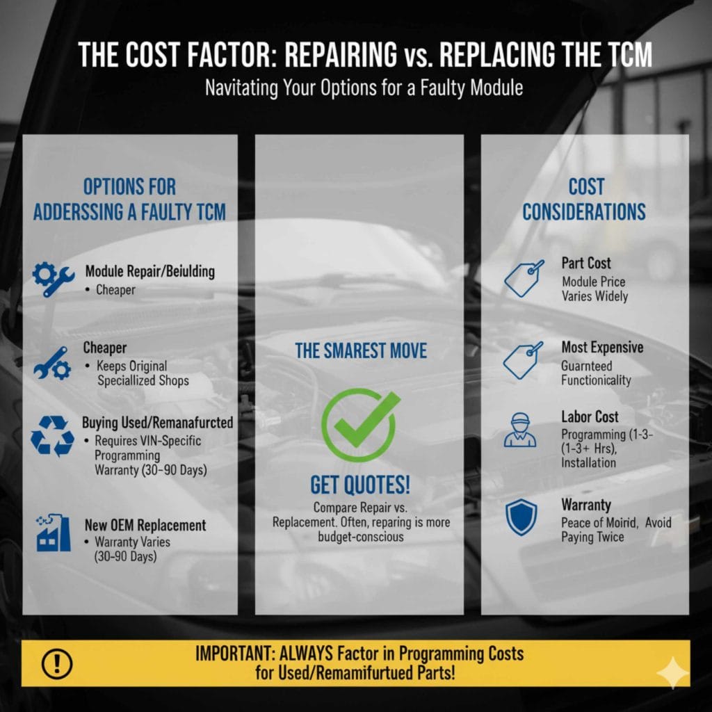Repairing vs Replacing the TCM