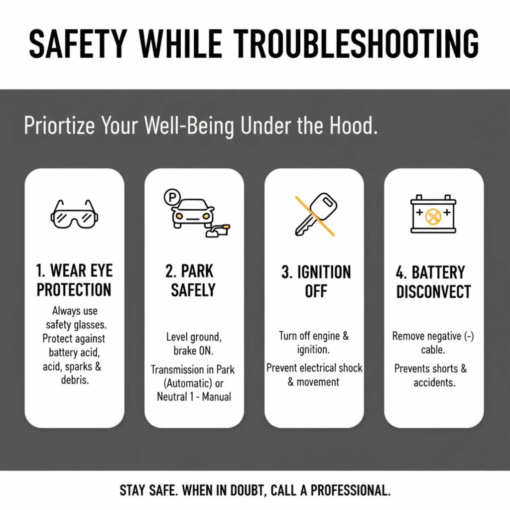 Safety While Troubleshooting