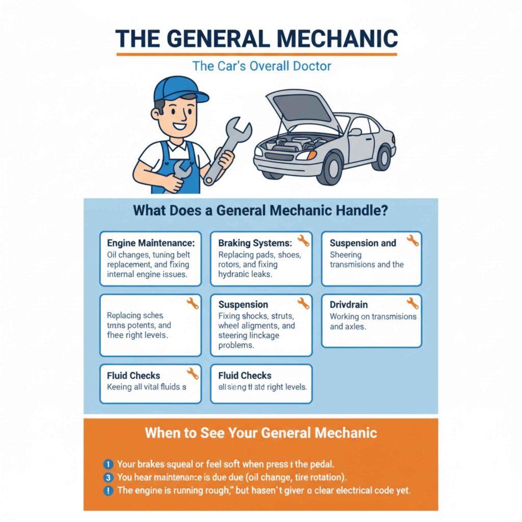 The General Mechanic The Car's Overall Doctor