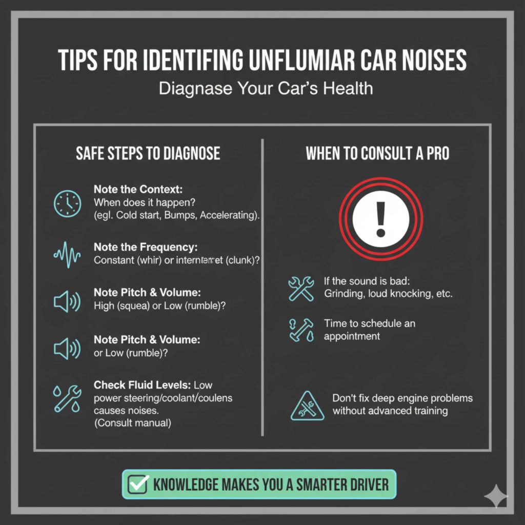 Tips for Identifying Unfamiliar Car Noises