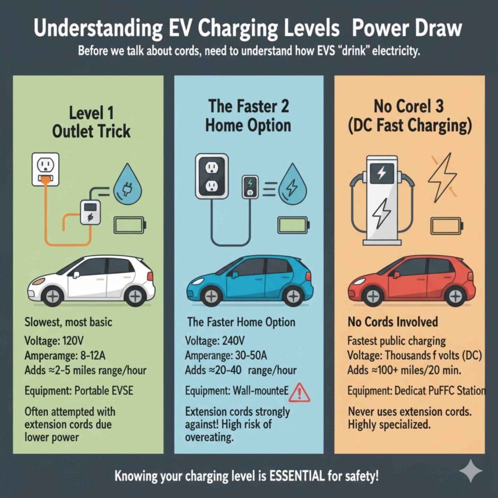 Understanding EV Charging Levels and Power Draw