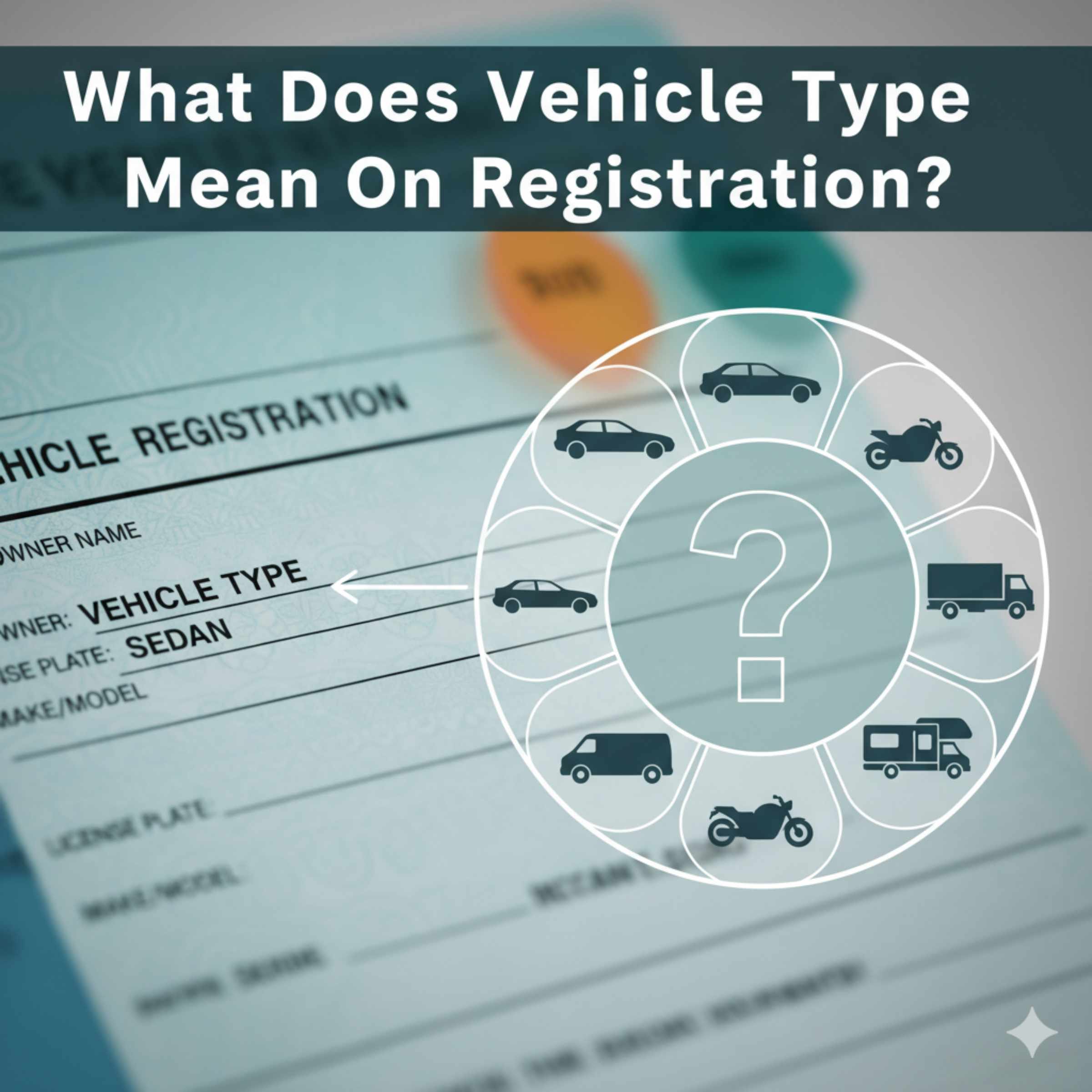 What Does Vehicle Type Mean On Registration