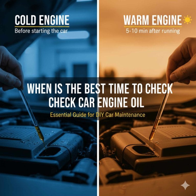 When Is The Best Time To Check Car Engine Oil