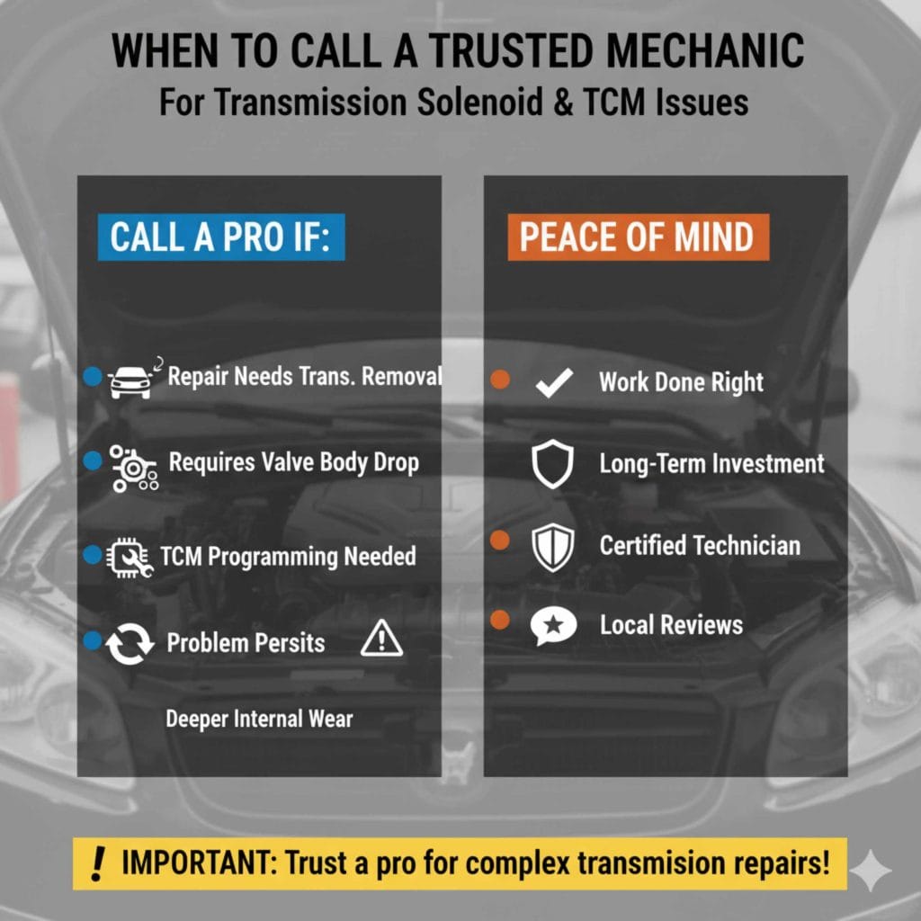 When to Call a Trusted Mechanic