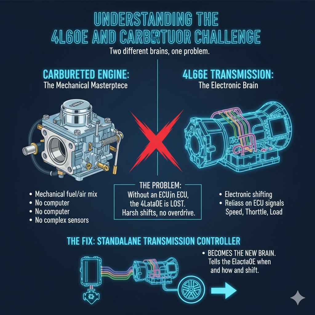 Understanding the 4L60E and Carburetor Challenge