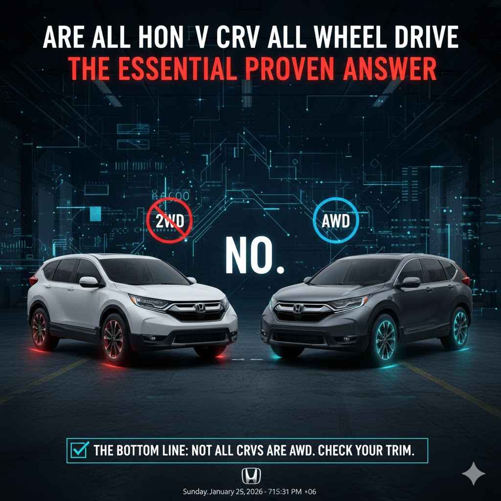 Are All Honda CRVs All Wheel Drive The Essential Proven Answer