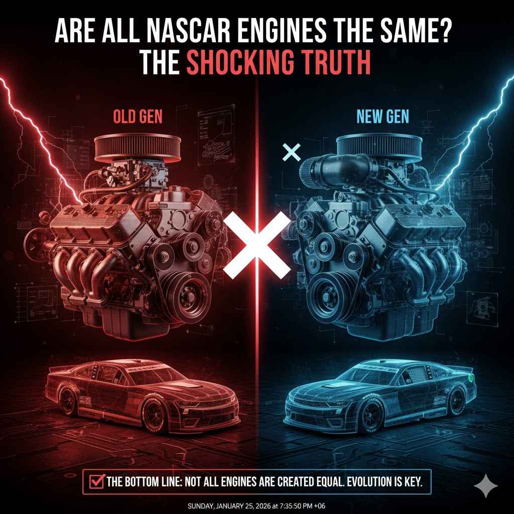Are All Nascar Engines The Same