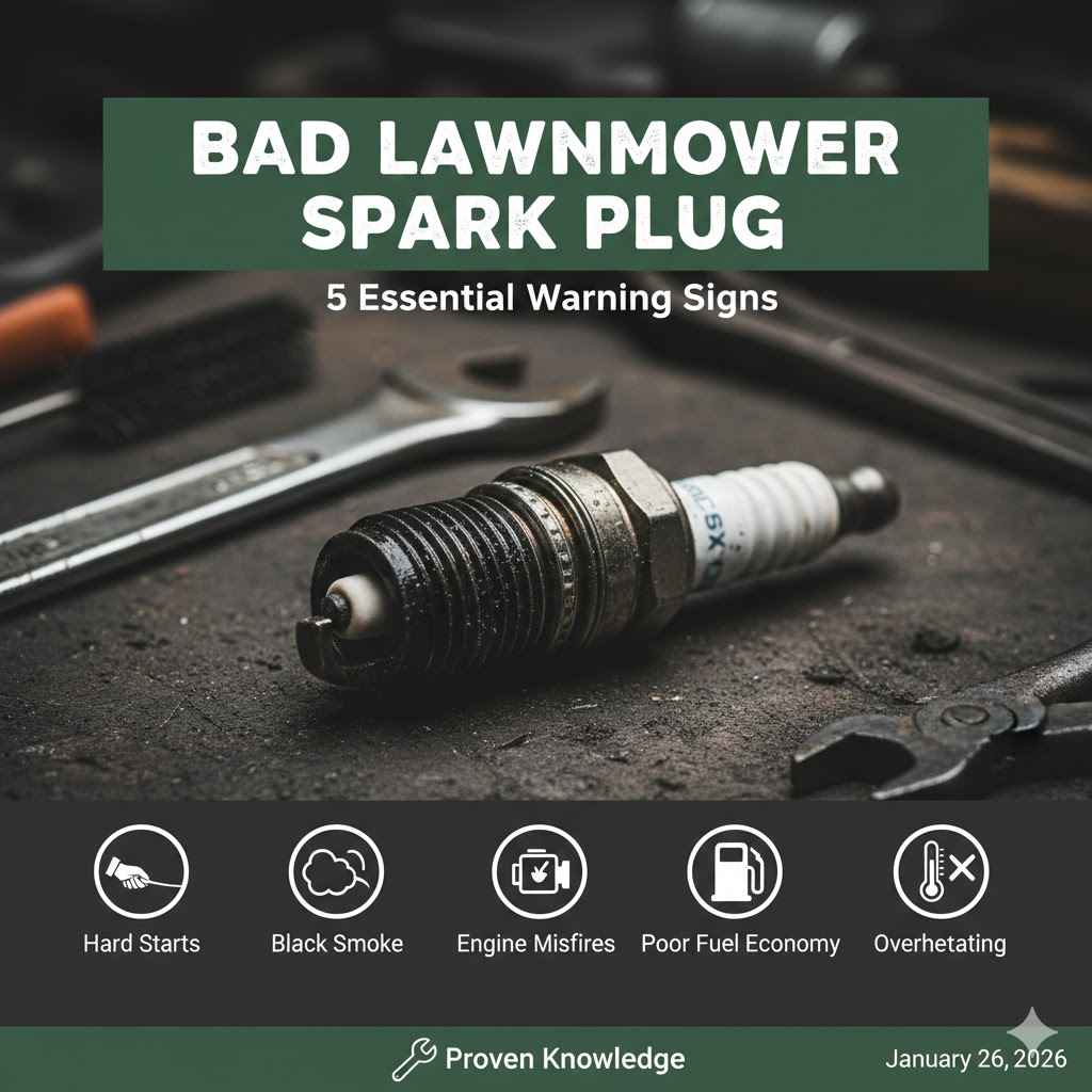 Bad Lawnmower Spark Plug