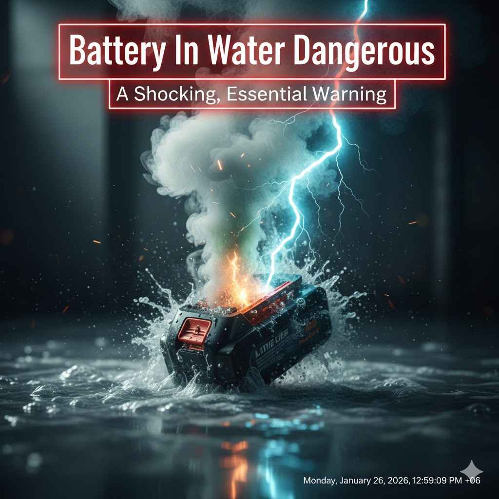 Battery In Water Dangerous