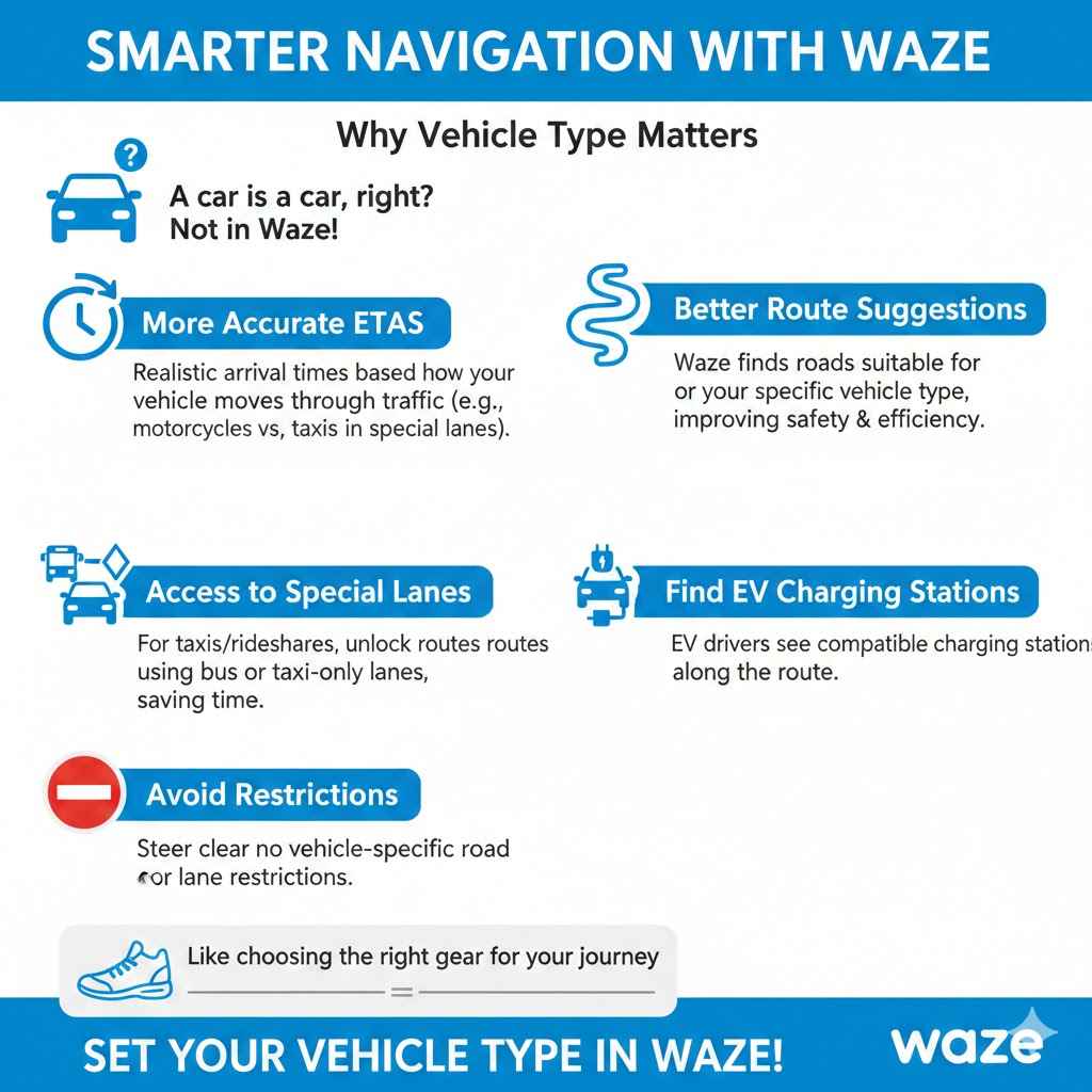 Why Bother Changing Your Vehicle Type in Waze